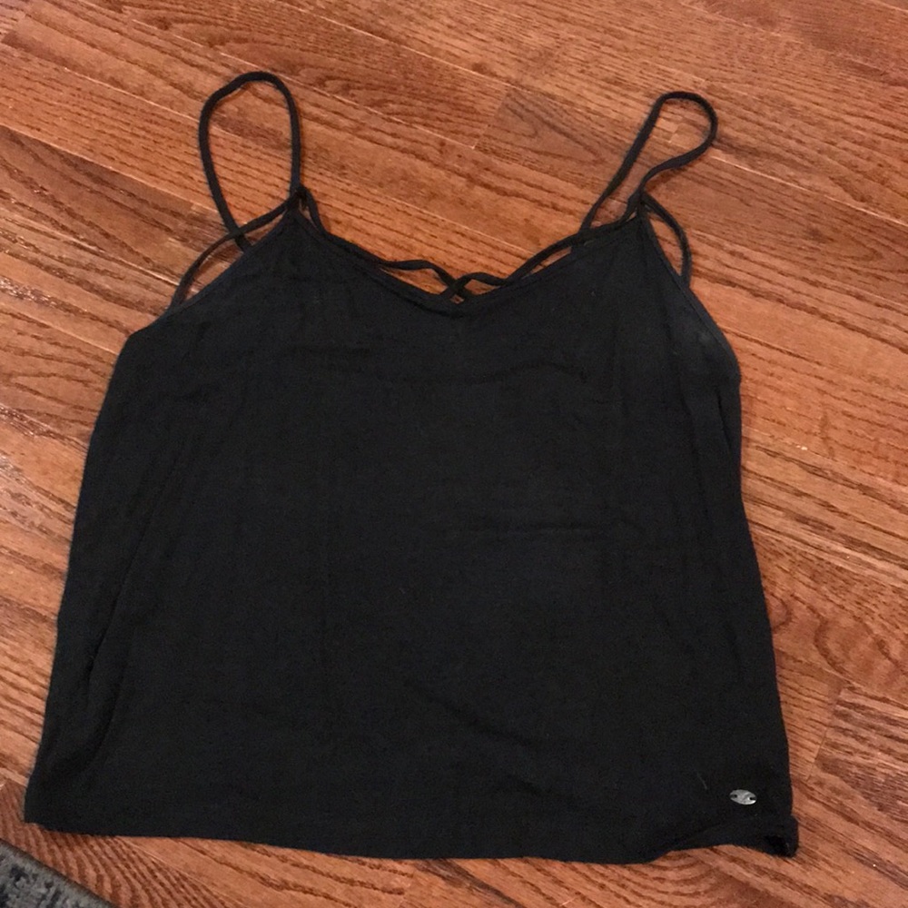 Black tank top